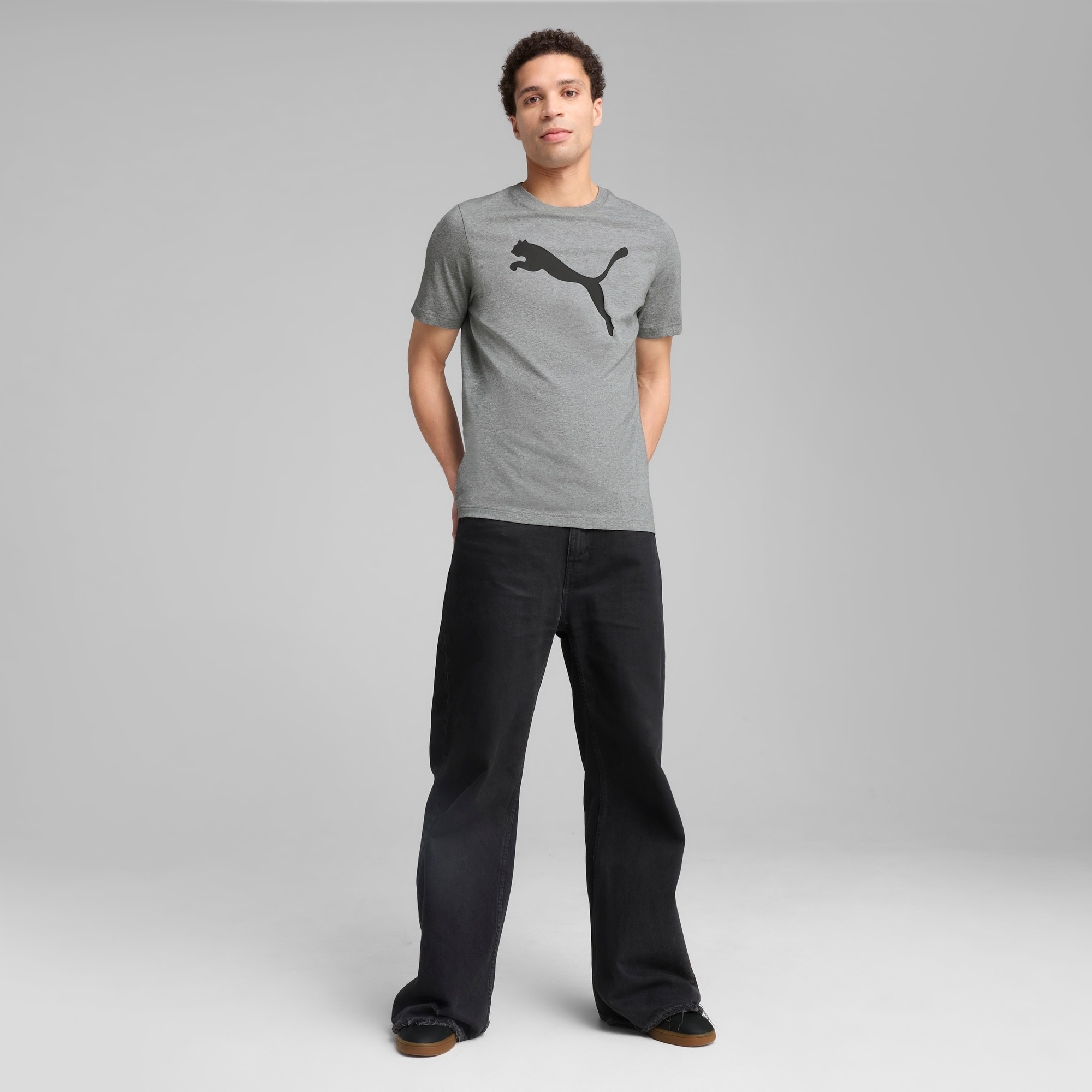 Футболка мужская Puma Ess Tee 682536-03 M серая фото 