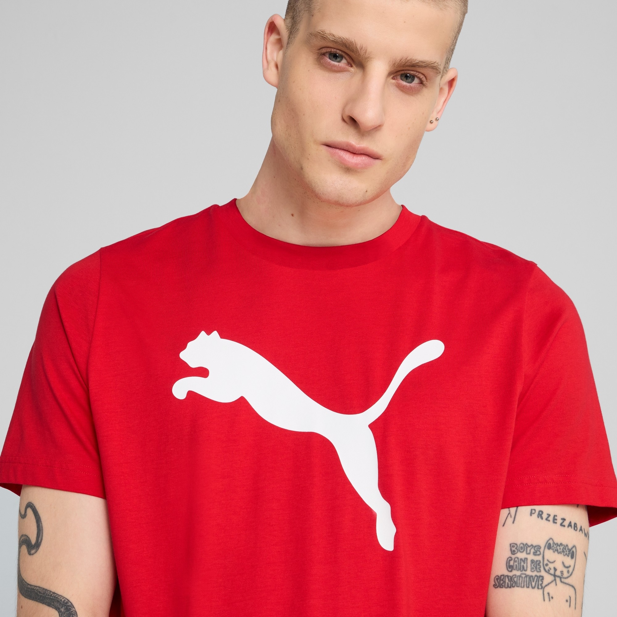 Футболка мужская Puma Ess Tee 682536-11 XL красная фото 5