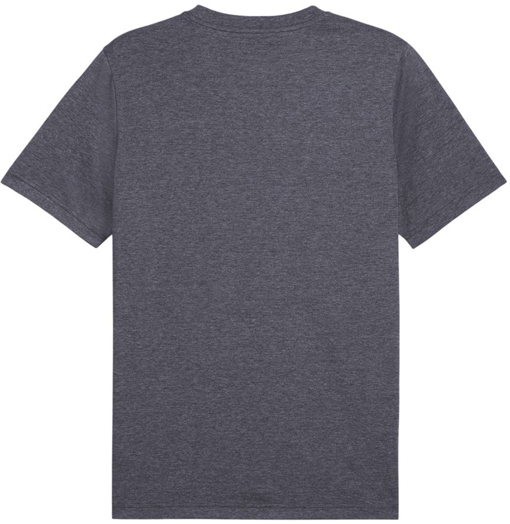Футболка мужская Puma Ess No. 1 Logo Heather Tee 682550-16 M темно-синяя фото 