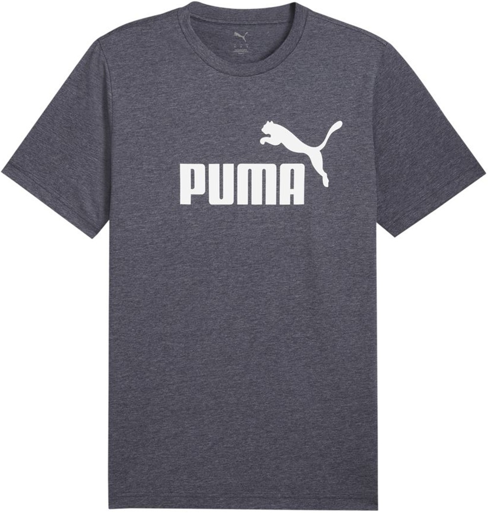 Футболка мужская Puma Ess No. 1 Logo Heather Tee 682550-16 XL темно-синяя фото 