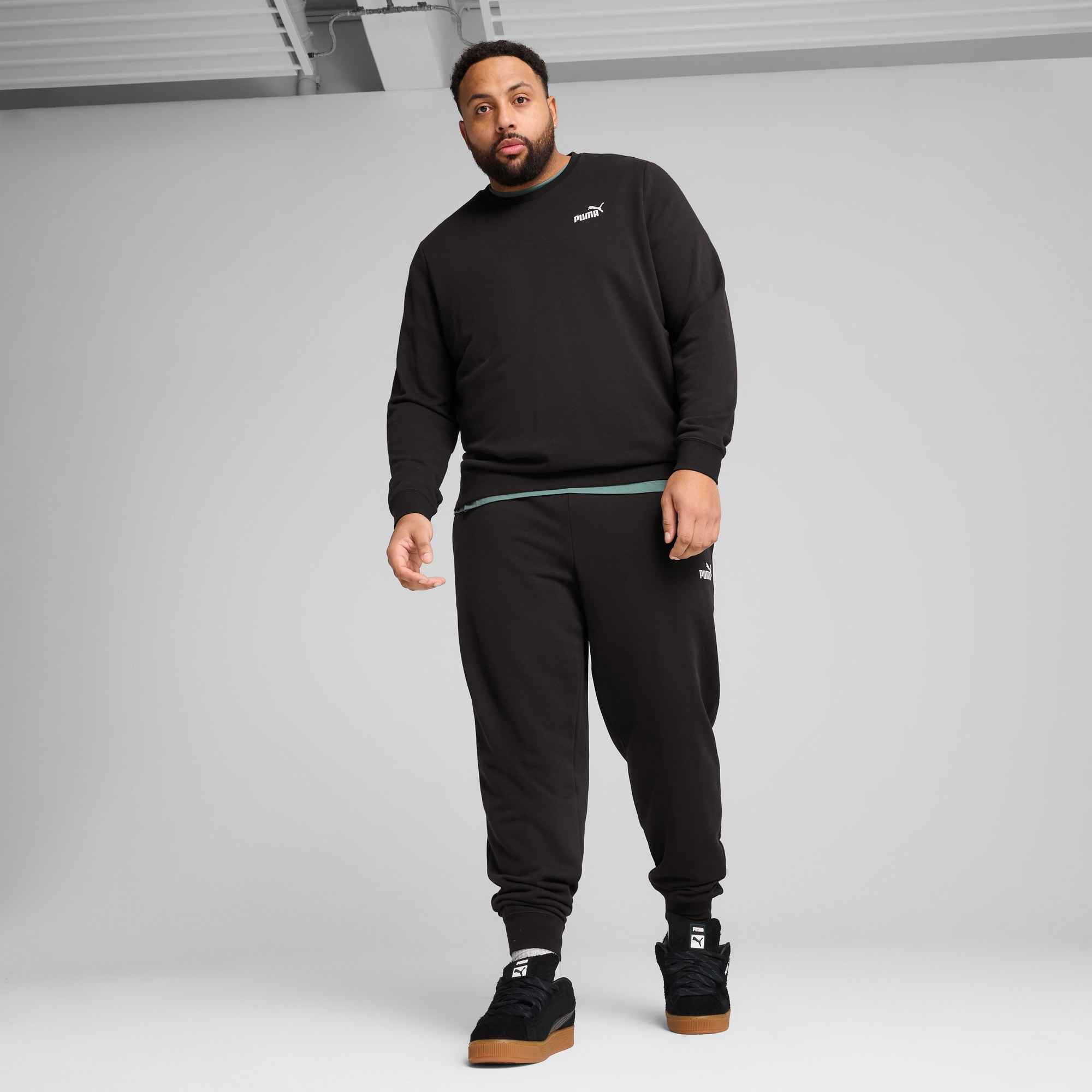 Свитшот мужской Puma Ess Small No. 1 Logo Cre 682564-01 XXL черный фото 