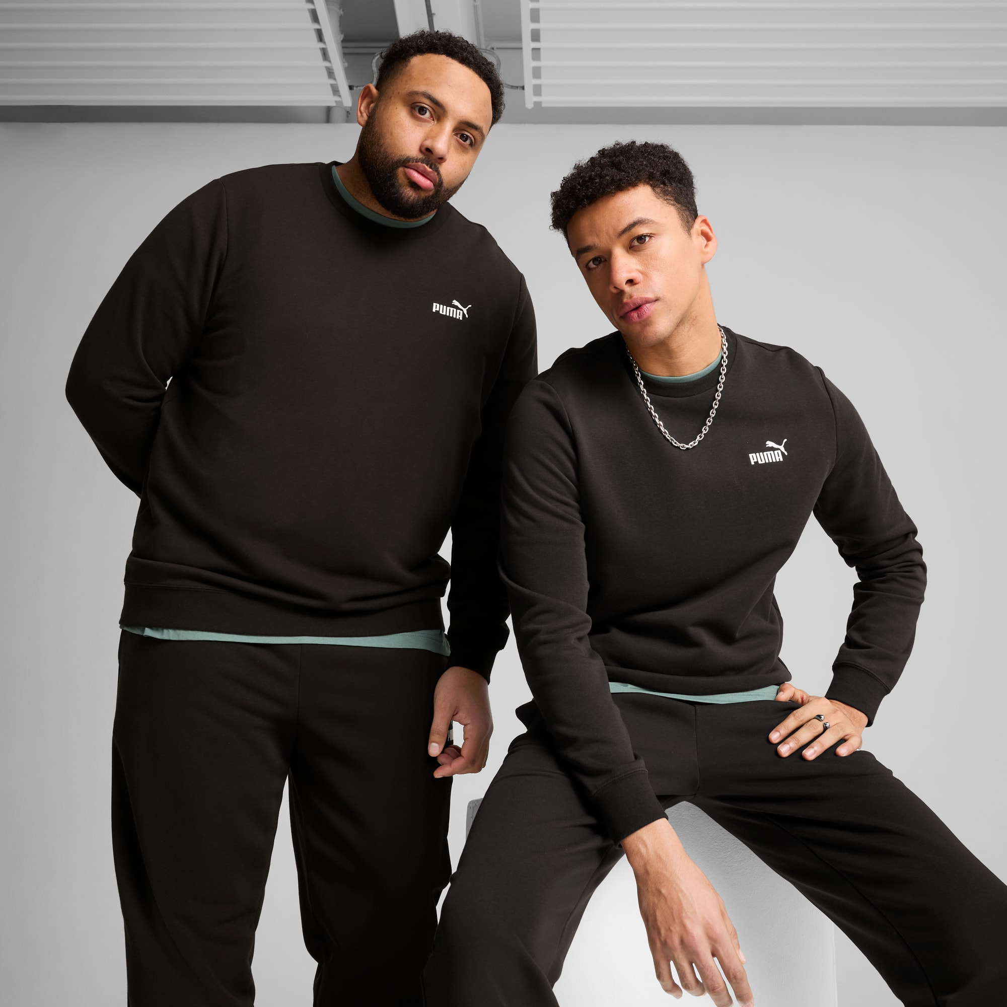 Свитшот мужской Puma Ess Small No. 1 Logo Cre 682564-01 XXL черный фото 