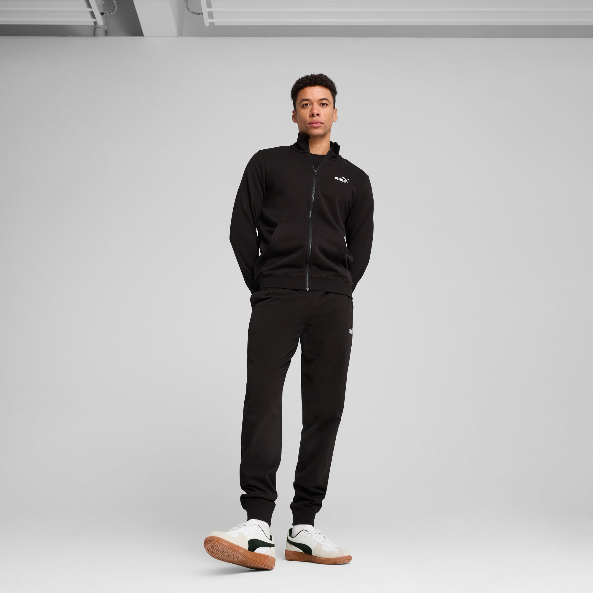 Спортивная кофта мужская Puma Ess No. 1 Logo Track Jacket 682584-01 XL черная фото 