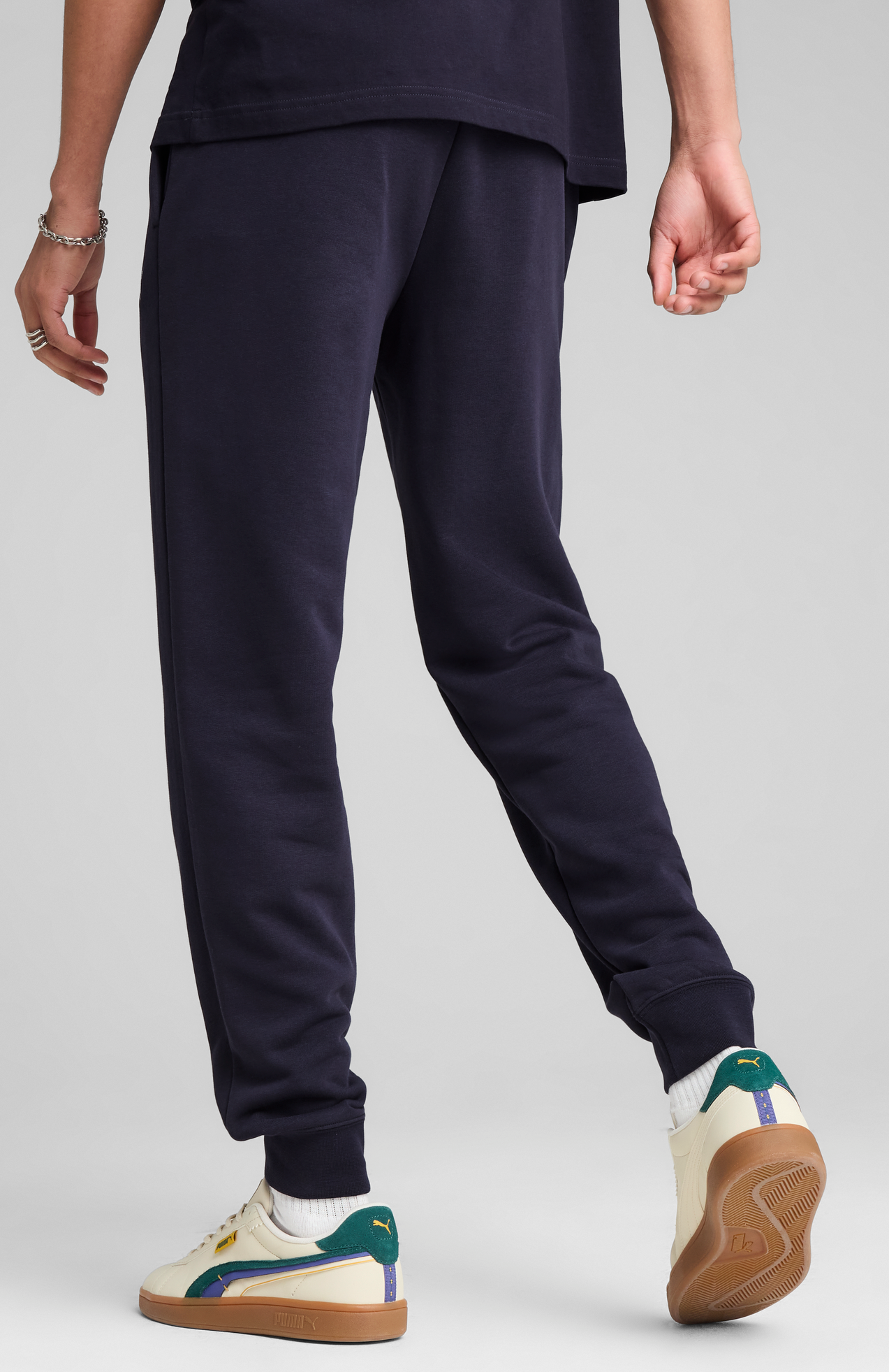 Спортивные штаны мужские Puma Ess No. 1 Logo Seatpants 682608-16 XXL темно-синие фото 4