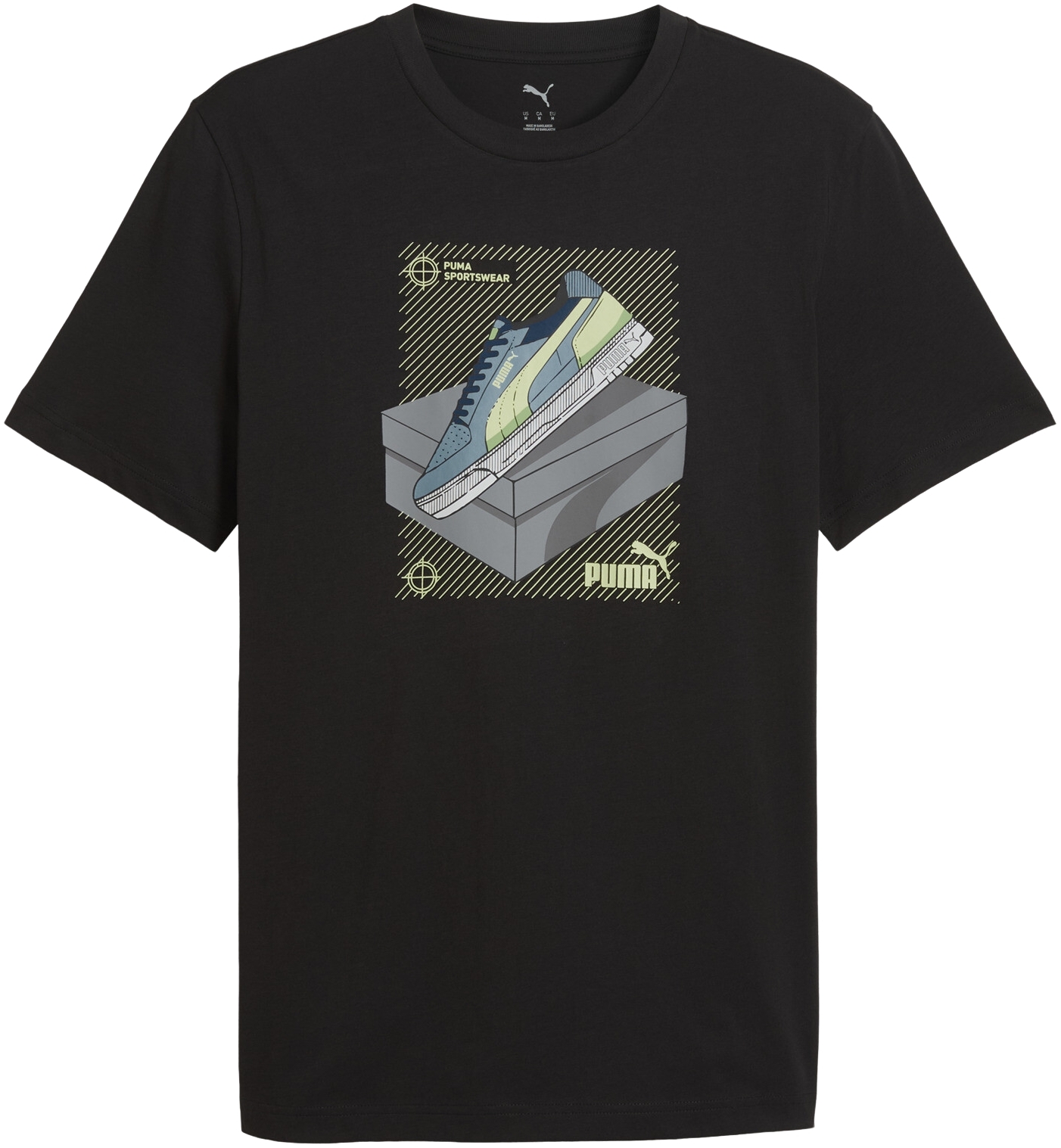 Футболка мужская Puma Graphic Tee 691777-01 M черная фото 