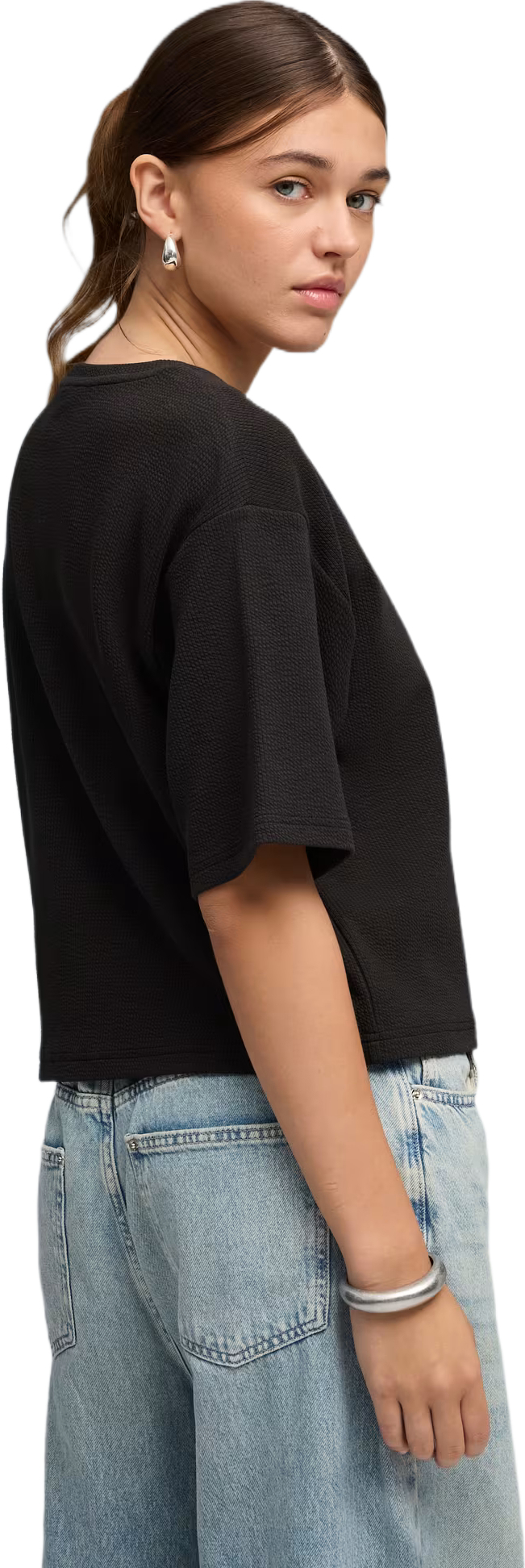 Футболка жіноча Puma Ess Elevated Tee 691813-01 S чорнафото