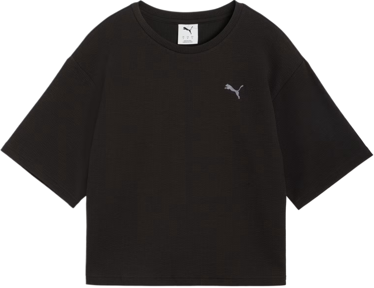 Футболка жіноча Puma Ess Elevated Tee 691813-01 M чорнафото