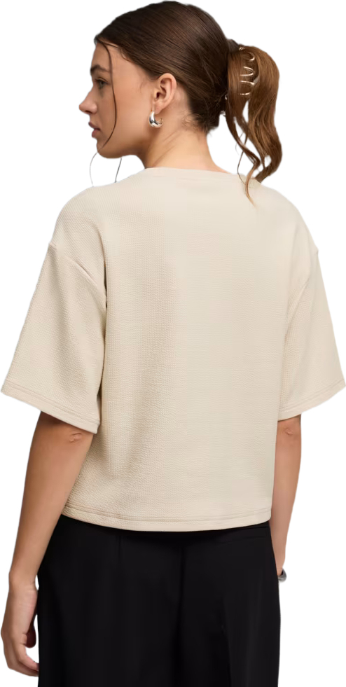 Футболка жіноча Puma Ess Elevated Tee 691813-87 XL молочнафото
