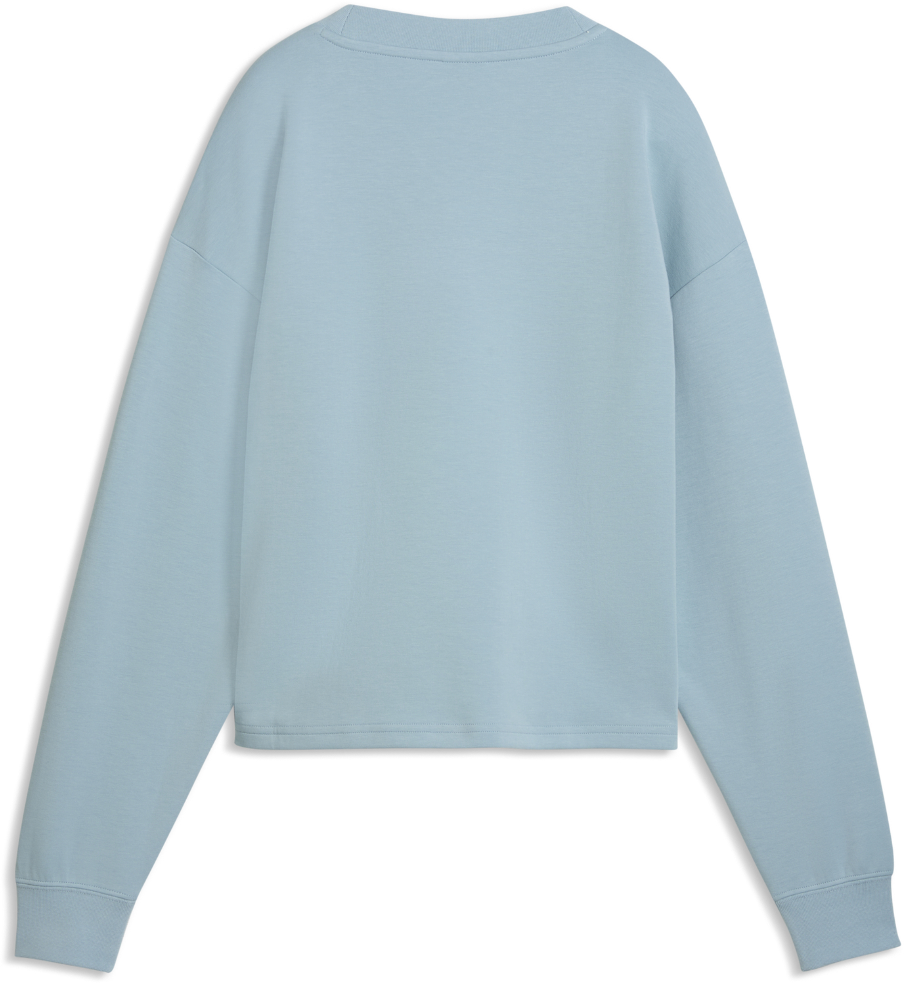 Свитшот женский Puma Ess Elevated V-Neck Cre Dk 691816-47 L голубой фото 