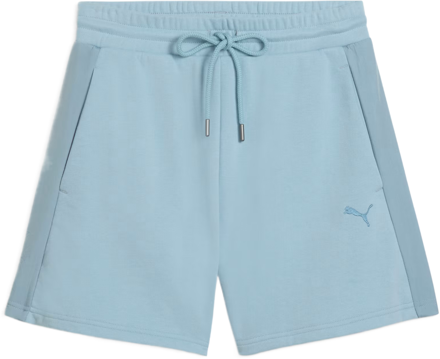 Спортивные шорты женские Puma Her High-aist Shorts 691892-47 L голубые фото 4