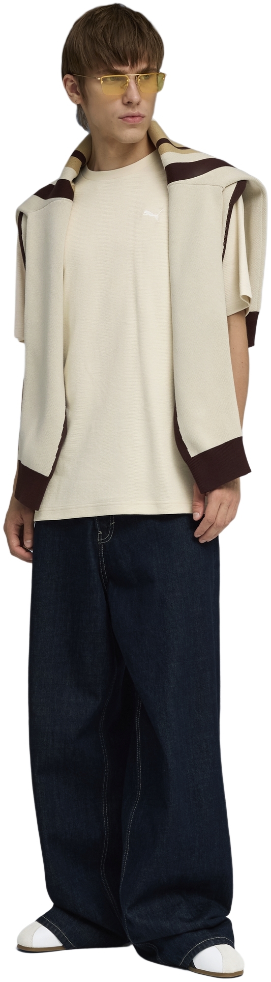 Футболка мужская Puma Ess Elevated Relaxed Tee 692018-87 M белая фото 