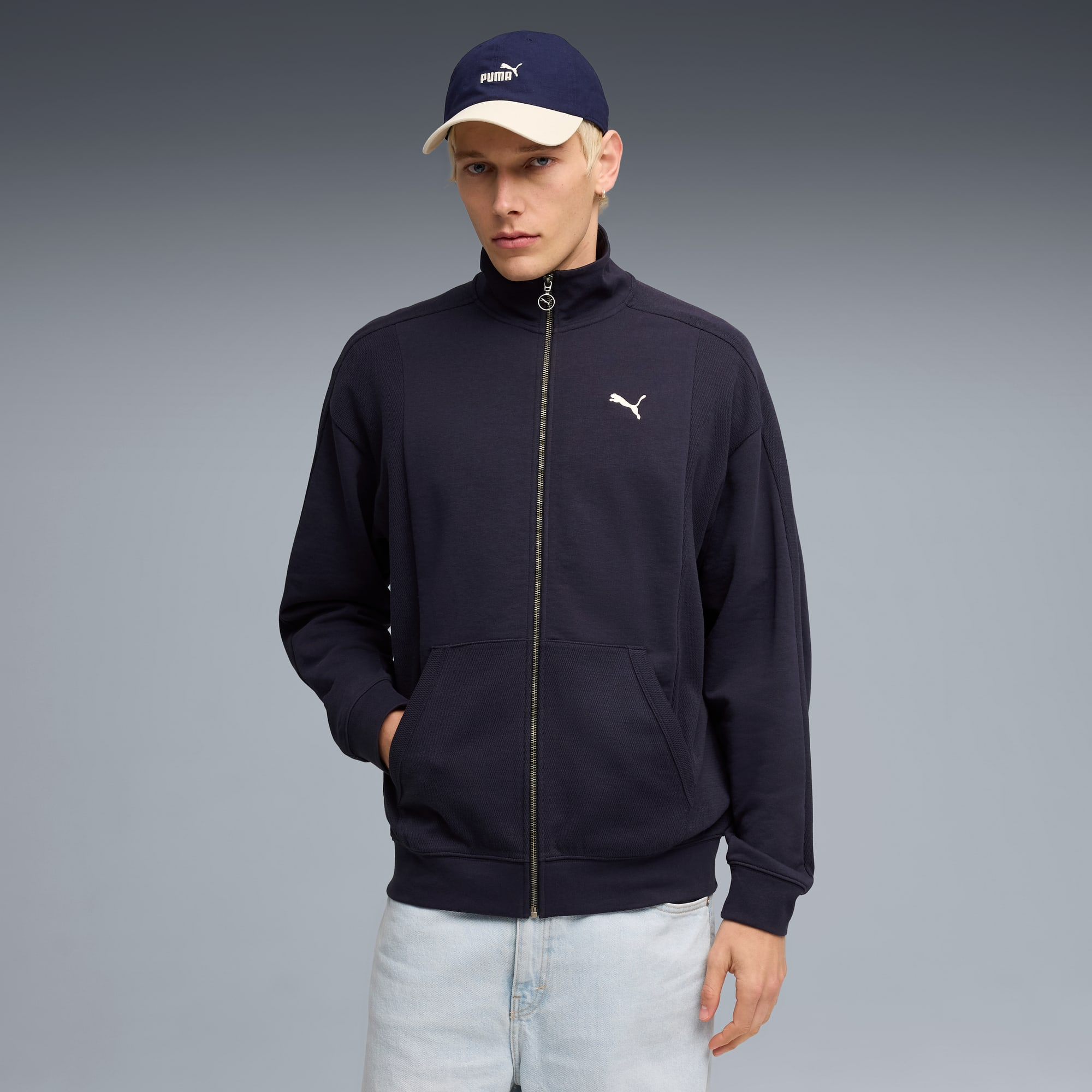 Спортивна кофта чоловіча Puma Puma Class Track Jacket 692071-16 S темно-синяфото3