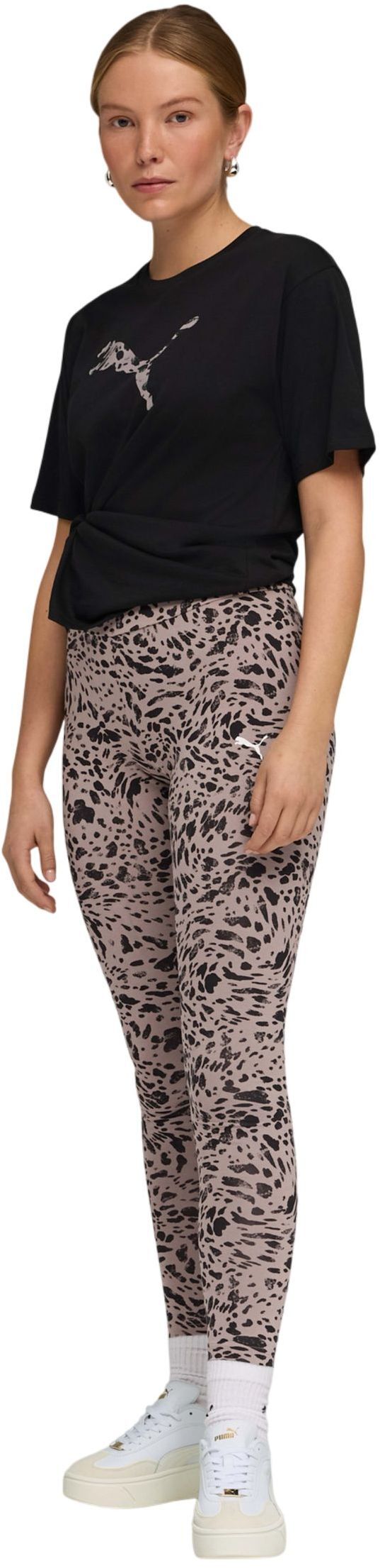 Легінси жіночі Puma Ess Graphic Animal 693840-88 S бежевіфото