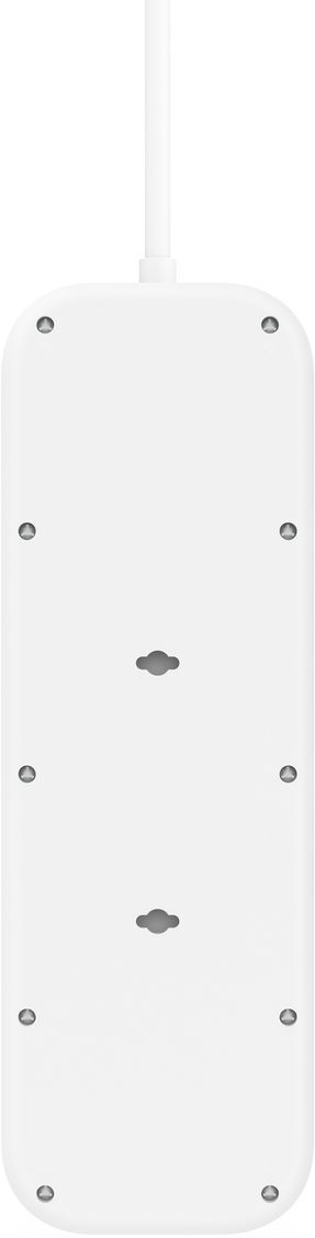Подовжувач мережевий Belkin 8хТипE 16А USB-A/USB-C 18Вт, фільтр, білий 2м (SRB003CA2M)фото4