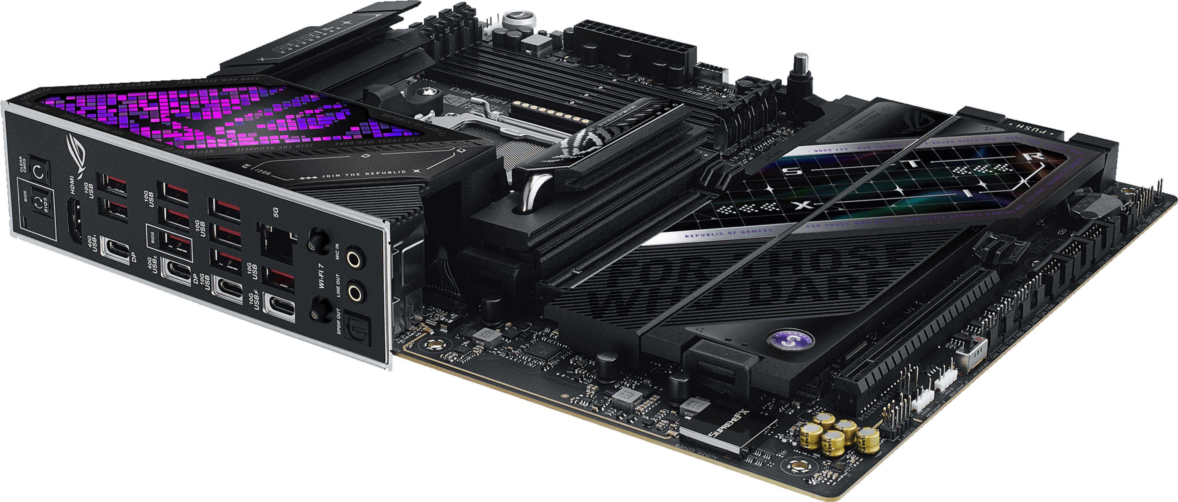 Материнcька плата ASUS ROG STRIX X870E-E GAMING WIFI7 NEO (90MB1P20-M0EAY0)фото11