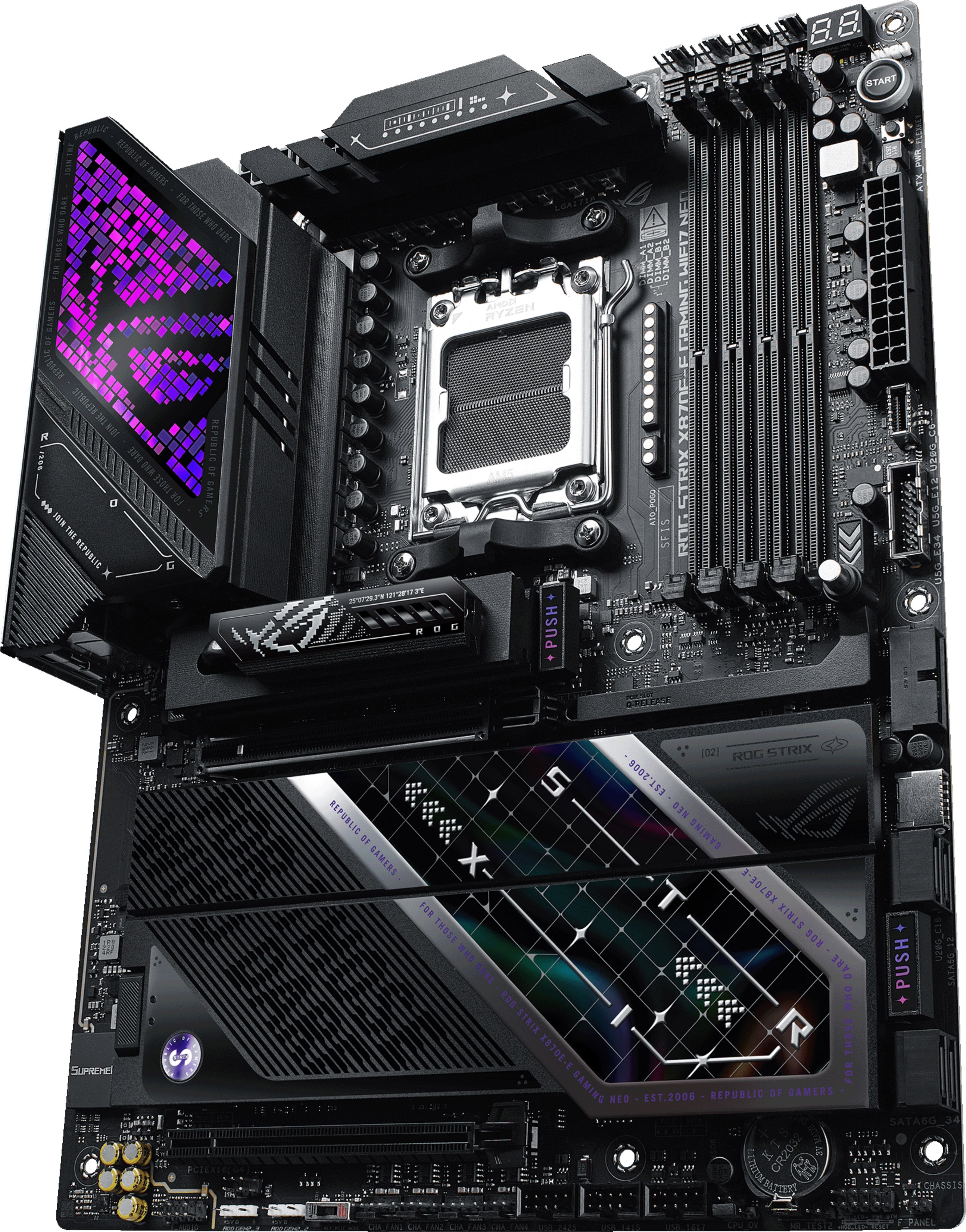Материнcька плата ASUS ROG STRIX X870E-E GAMING WIFI7 NEO (90MB1P20-M0EAY0)фото6