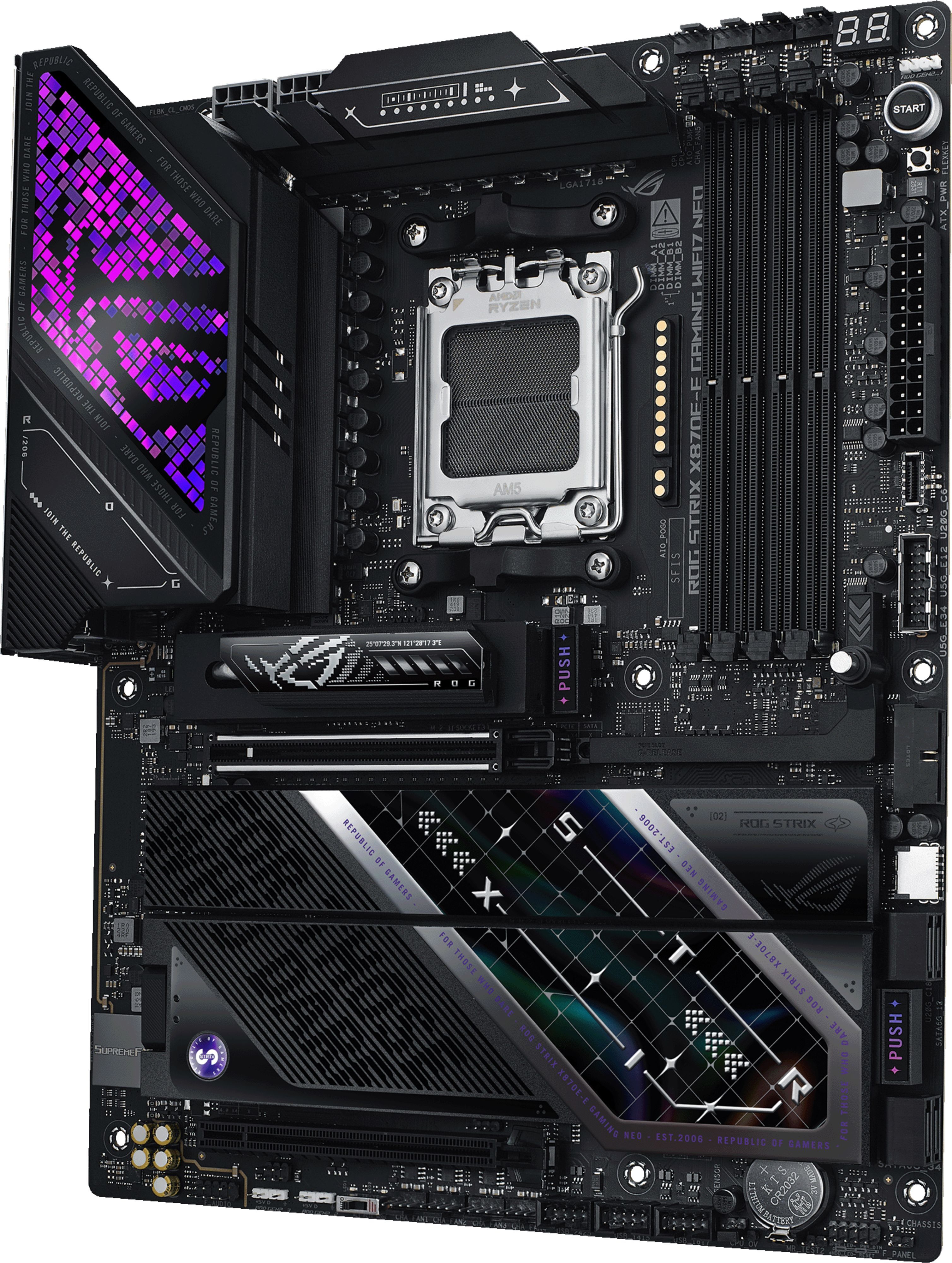 Материнcька плата ASUS ROG STRIX X870E-E GAMING WIFI7 NEO (90MB1P20-M0EAY0)фото4