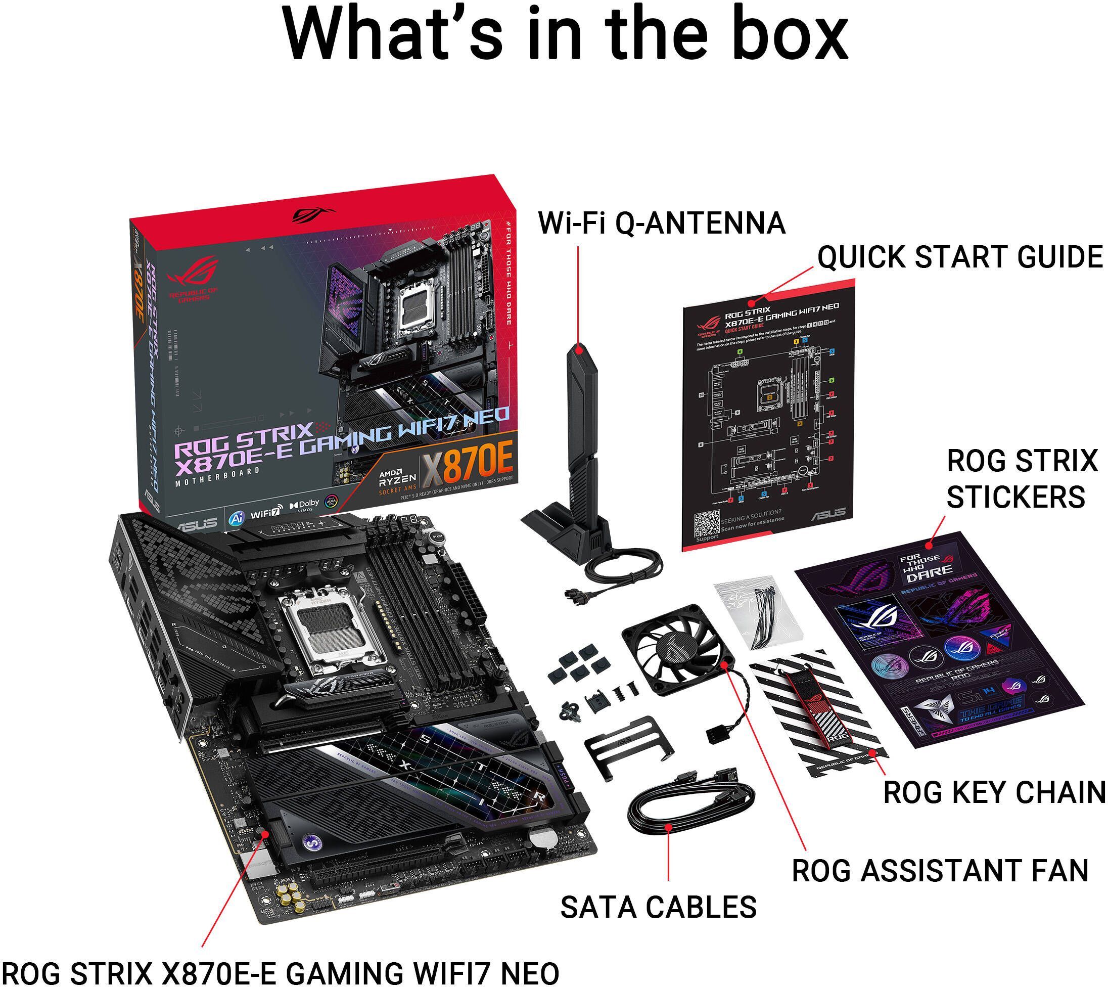 Материнcька плата ASUS ROG STRIX X870E-E GAMING WIFI7 NEO (90MB1P20-M0EAY0)фото14