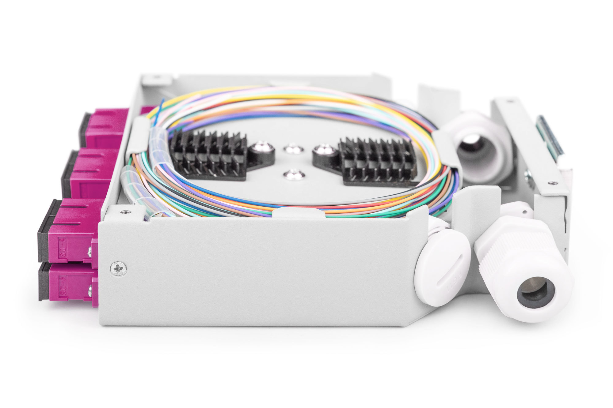 Оптический бокс DIGITUS DIN Rail, 6xSC DX, OM4 (DN-963850-4) фото 