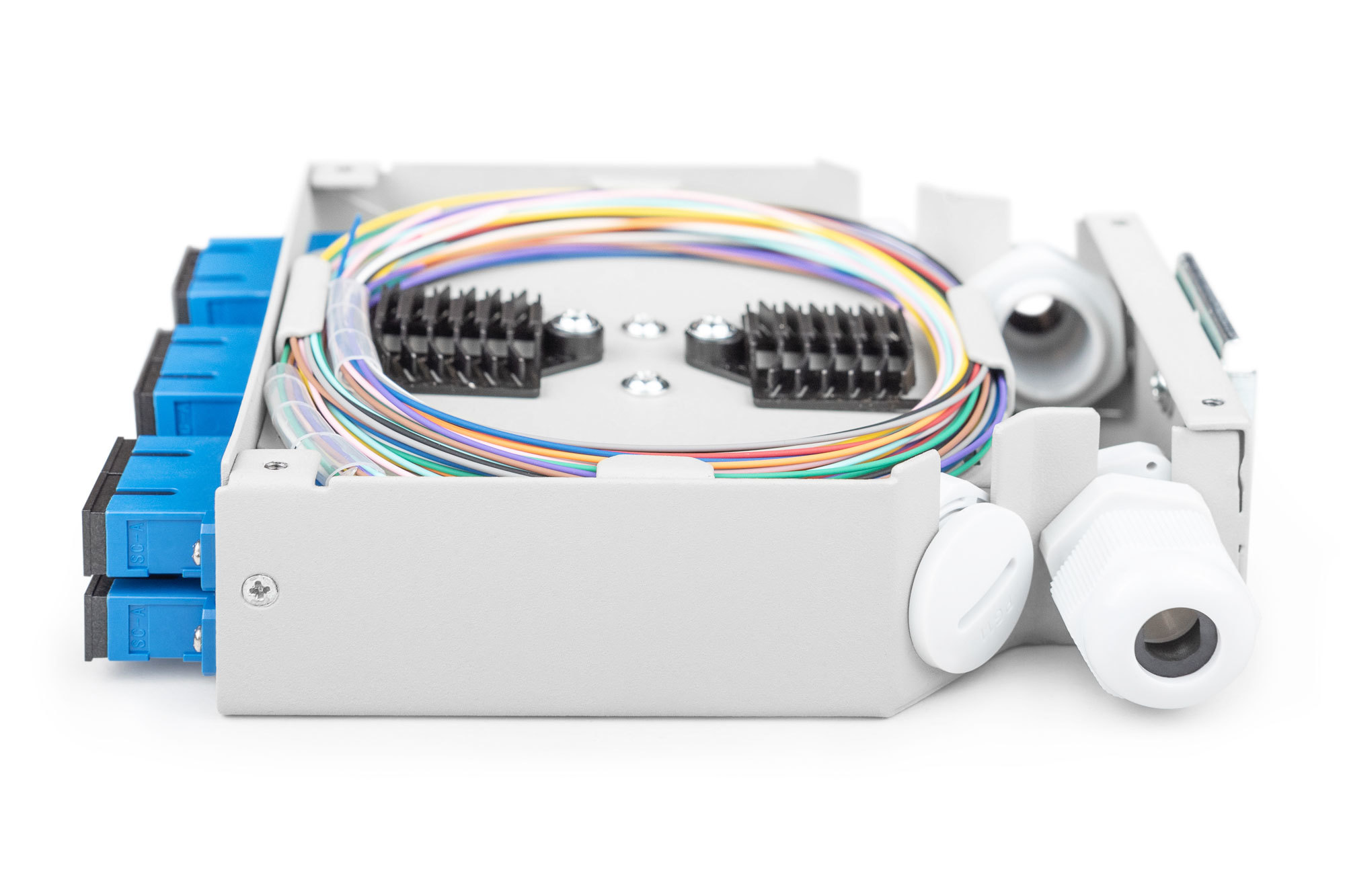 Оптический бокс DIGITUS DIN Rail, 6xSC DX, OS2 (DN-963890) фото 