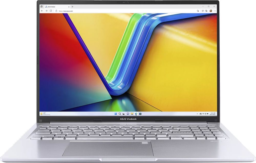 Ноутбук ASUS Vivobook 16 OLED M1605NAQ-SH056 Cool Silver (90NB1832-M00200)фото