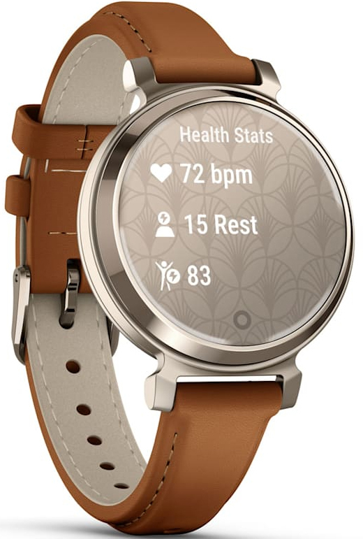 Смарт-годинник Garmin Lily 2 Classic Cream Gold/Tan (010-02839-02)фото
