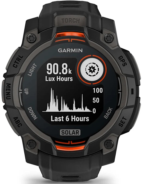 Смарт-годинник Garmin Instinct 3 (45mm) Black Bezel with Black Band (010-02934-00)фото
