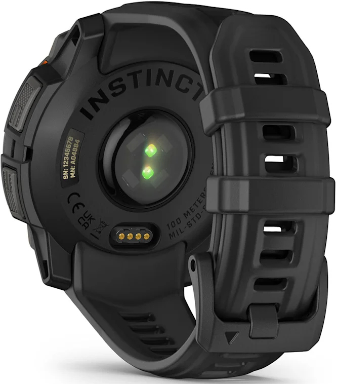 Смарт-годинник Garmin Instinct 3 (45mm) Black Bezel with Black Band (010-02934-00)фото