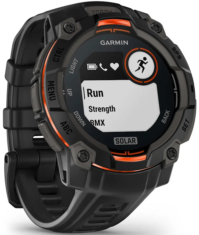 Смарт-годинник Garmin Instinct 3 (45mm) Black Bezel with Black Band (010-02934-00)фото