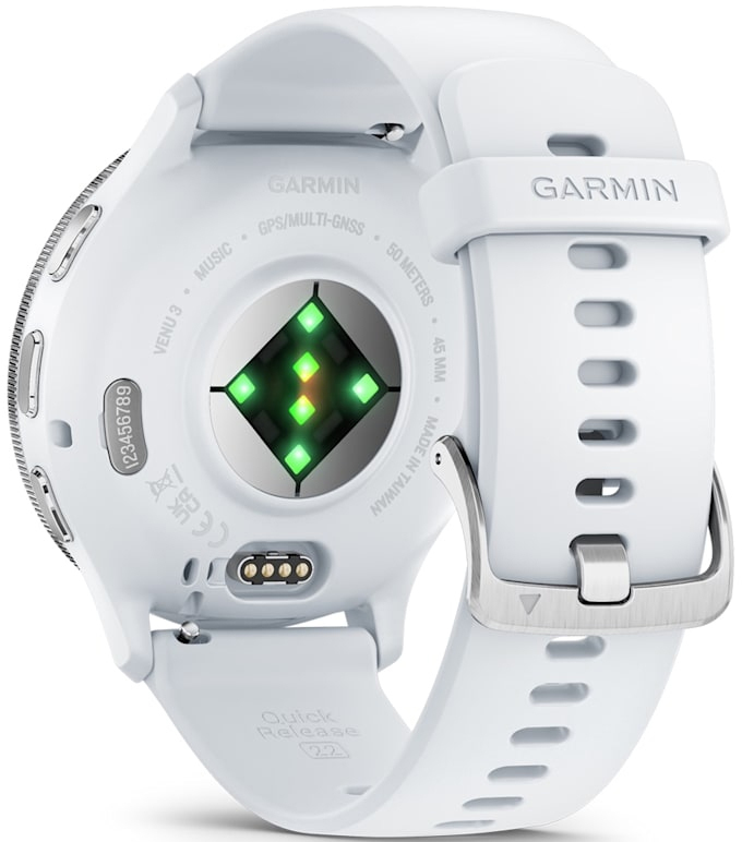 Смарт-годинник Garmin Venu 3 Whitestone + Passivated (010-02784-00)фото