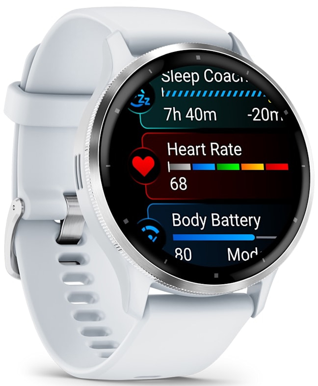 Смарт-годинник Garmin Venu 3 Whitestone + Passivated (010-02784-00)фото
