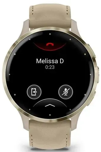 Смарт-годинник Garmin Venu 3S French Gray + Soft Gold Leather (010-02785-55)фото