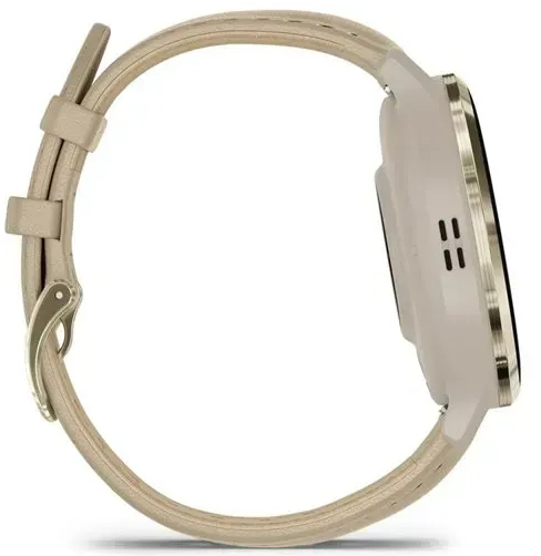 Смарт-годинник Garmin Venu 3S French Gray + Soft Gold Leather (010-02785-55)фото