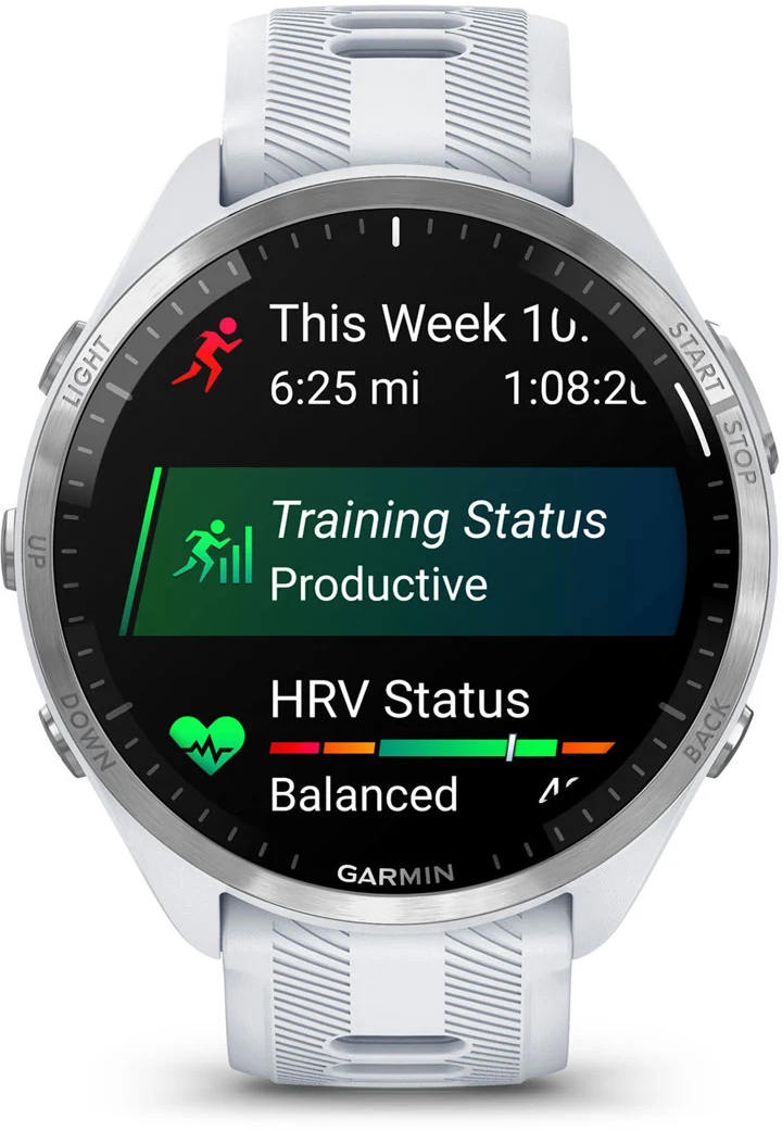 Смарт-годинник Garmin Forerunner 965 Whitestone (010-02809-11)фото