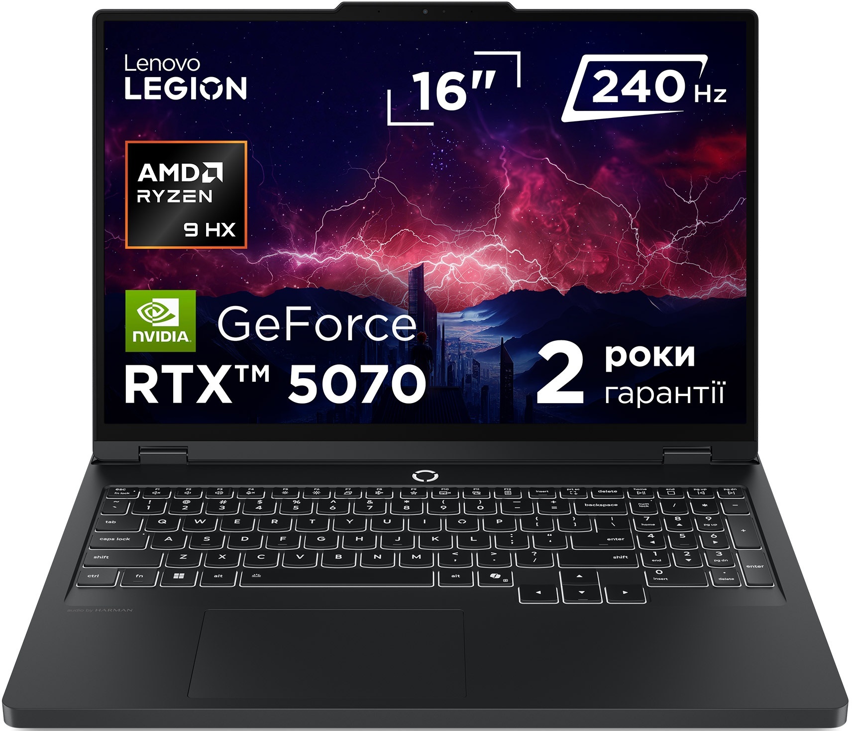Ноутбук LENOVO Legion Pro 5 16ADR10 Eclipse Black (83LT008ARA)фото