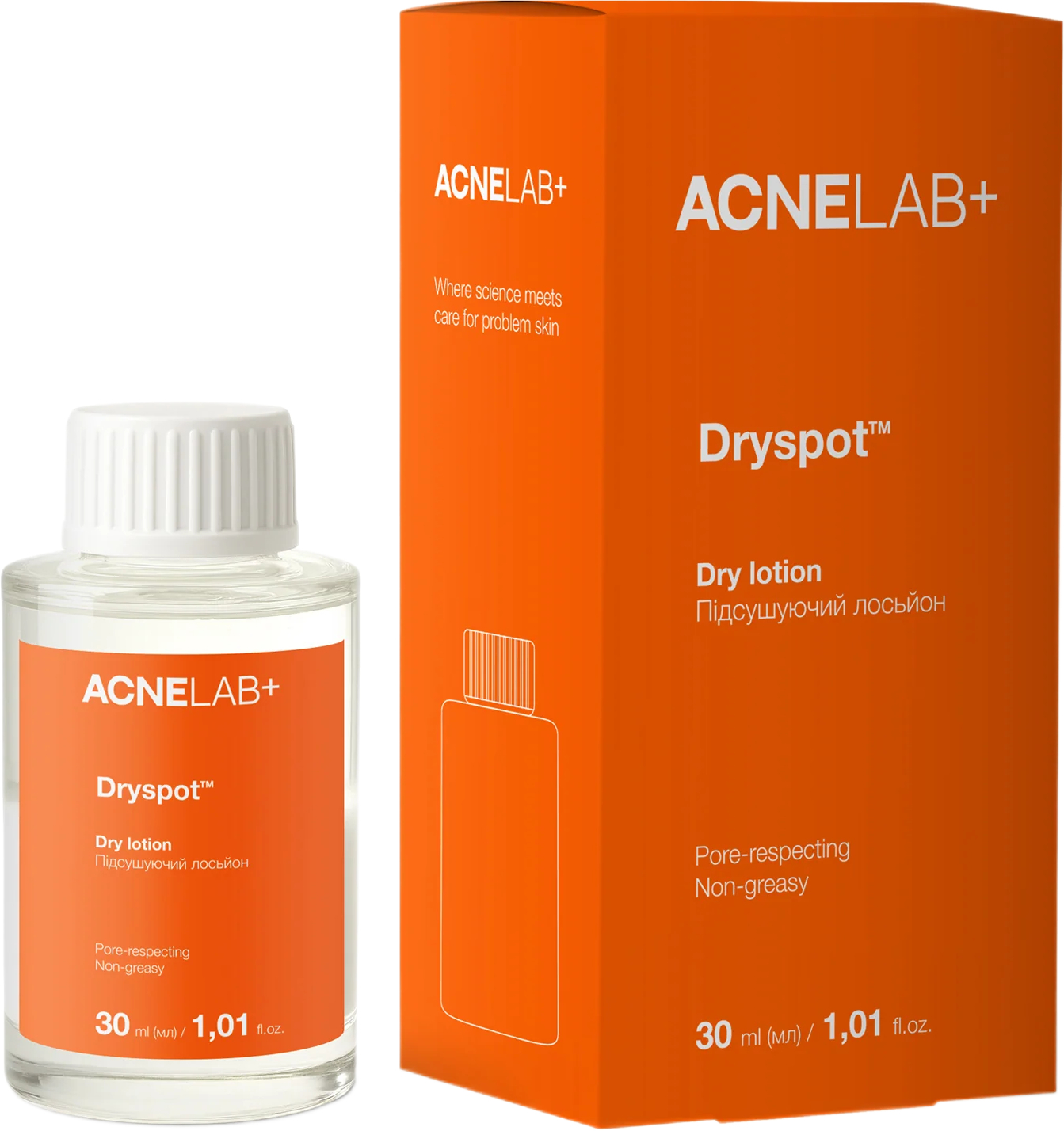 Подсушивающий лосьон ACNELAB+ Dryspot Dry lotion 30 мл фото 3