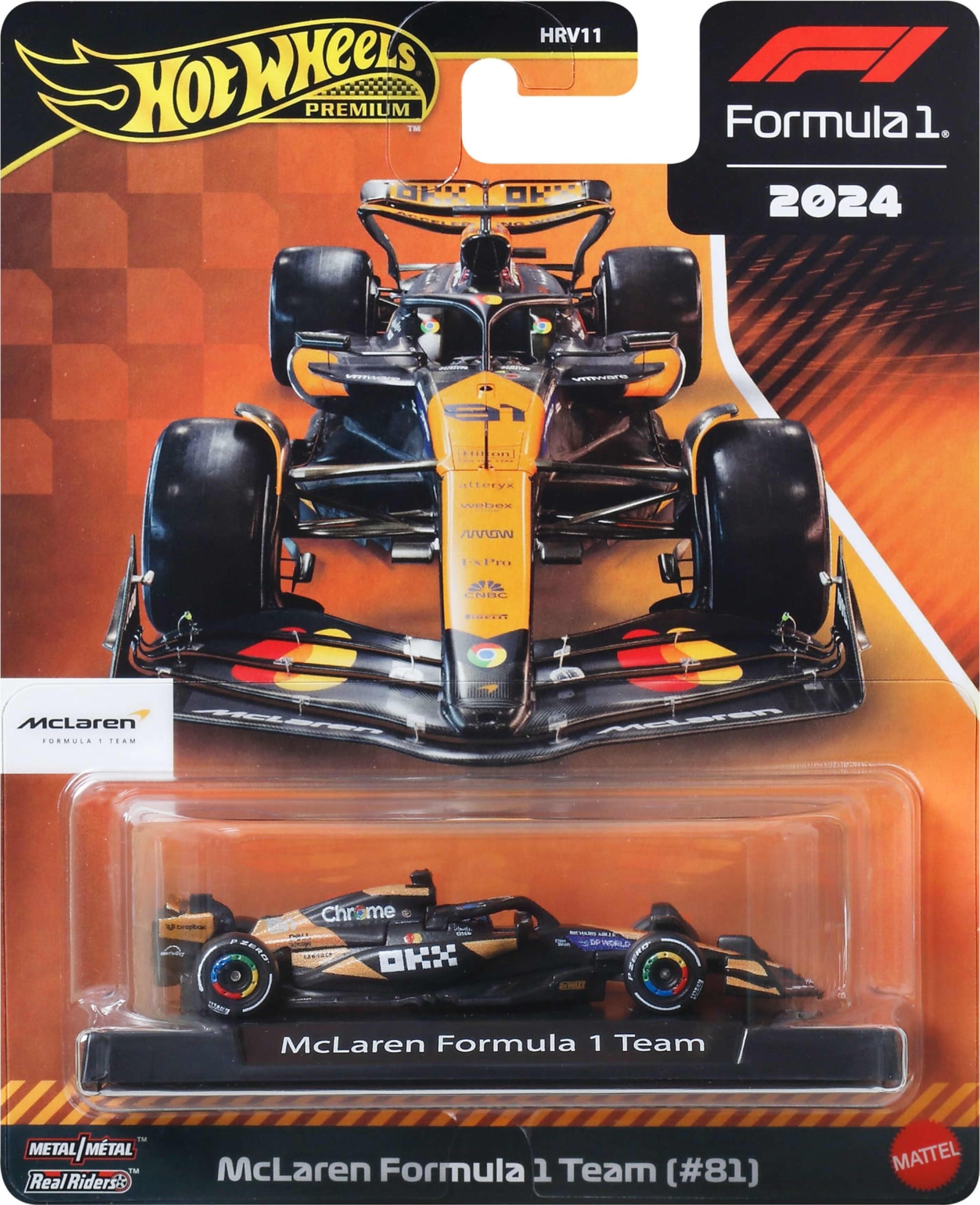 Колекційний болід McLaren 2024 Oscar Piastri Formula 1 Hot Wheels (JBM25) фото