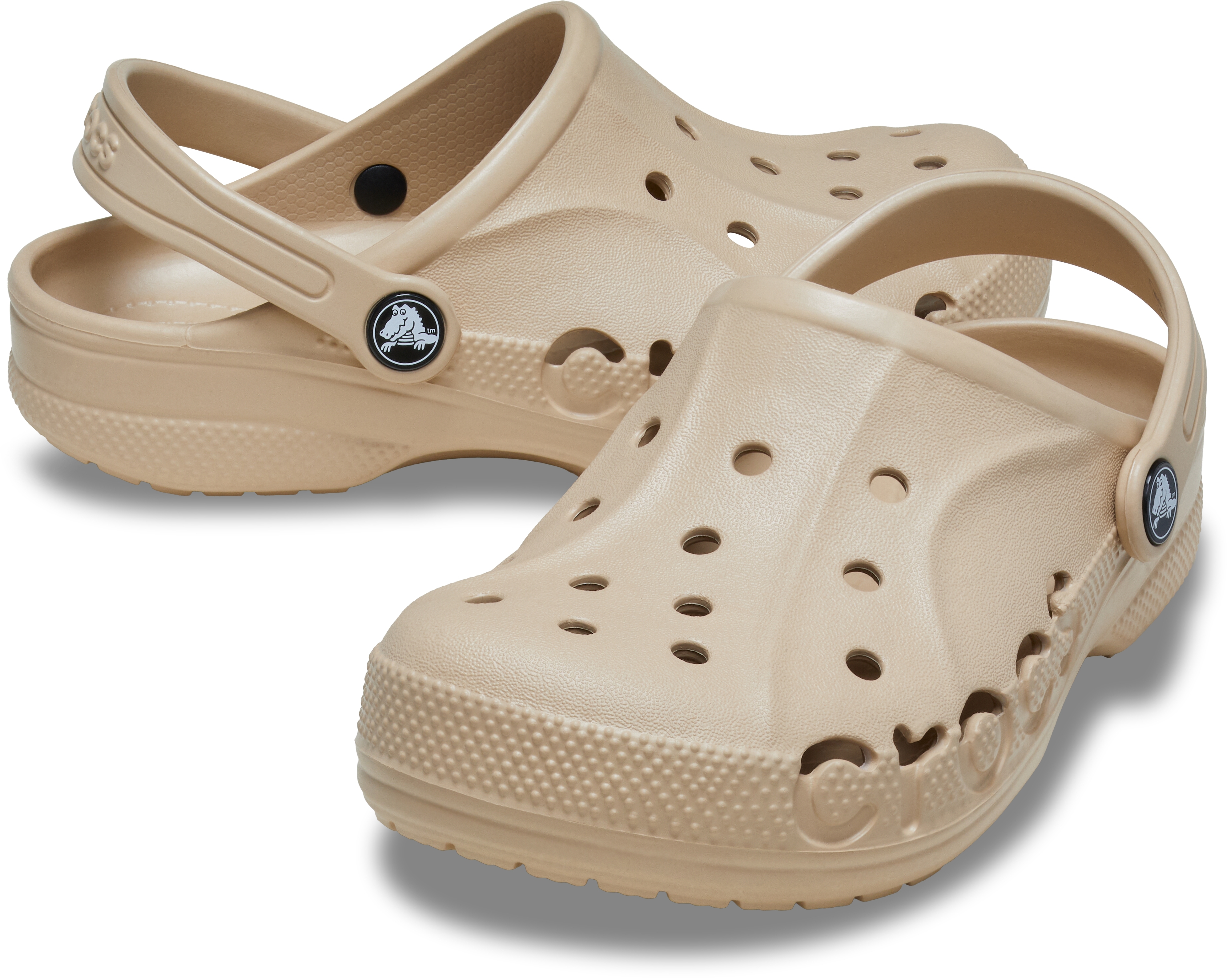 Кроксы детские Crocs Baya Clog 207013-212 33-34 бежевые фото3