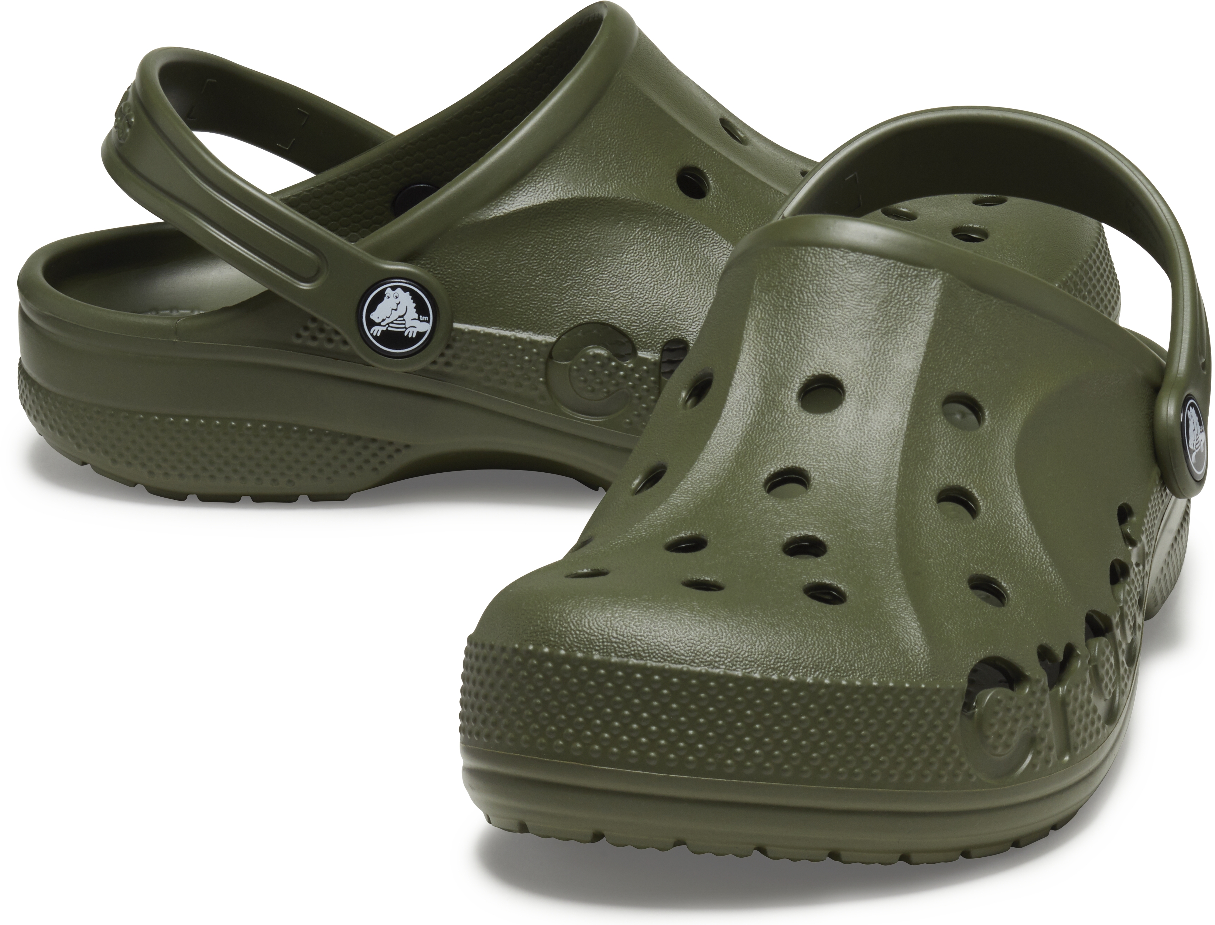 Кроксы детские Crocs Baya Clog 207013-309 29-30 хаки фото3