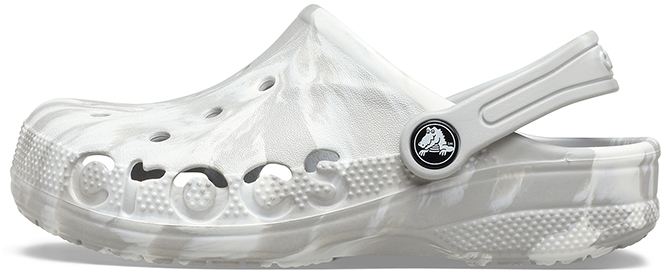 Кроксы детские Crocs Kids' Baya Marbled Clog 207016-1FS 28-29 серые фото2