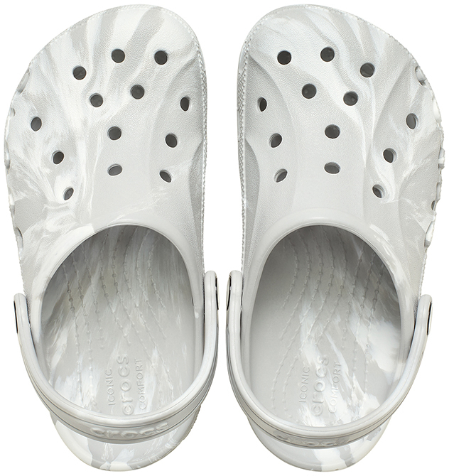 Кроксы детские Crocs Kids' Baya Marbled Clog 207016-1FS 28-29 серые фото5