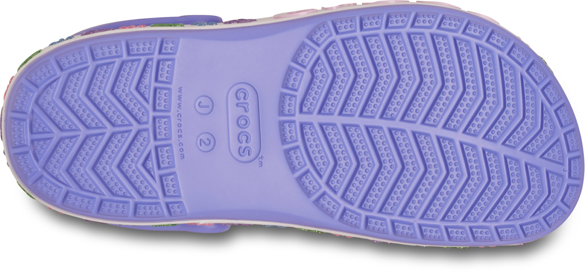 Кроксы для девочек Crocs Bayaband Flower Band Clog K 211302-5PY 29-30 фиолетовые фото6