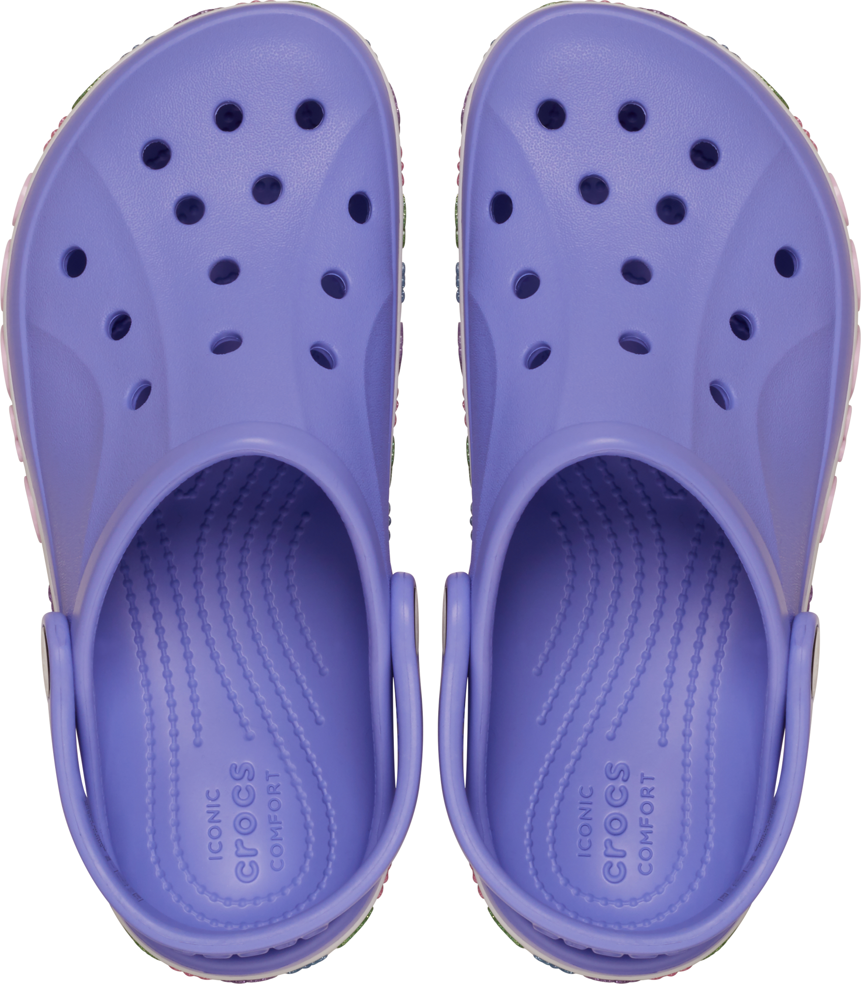 Кроксы для девочек Crocs Bayaband Flower Band Clog K 211302-5PY 32-33 фиолетовые фото4