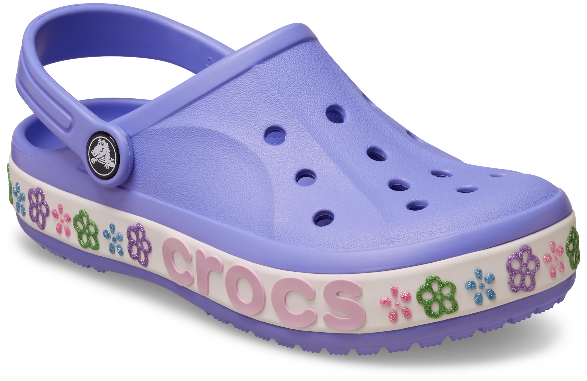 Кроксы для девочек Crocs Bayaband Flower Band Clog K 211302-5PY 33-34 фиолетовые фото2