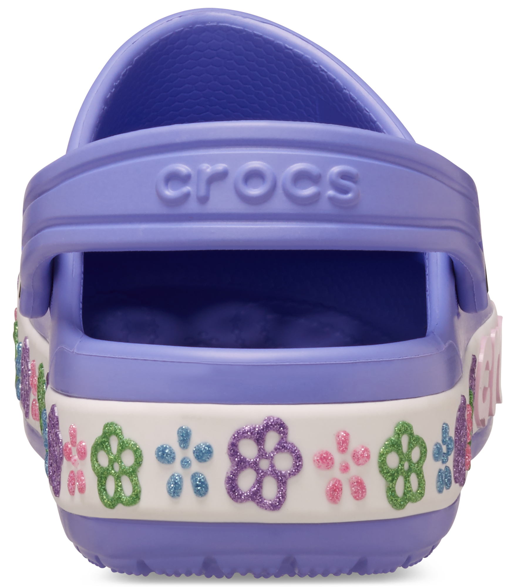Кроксы для девочек Crocs Bayaband Flower Band Clog K 211302-5PY 33-34 фиолетовые фото5