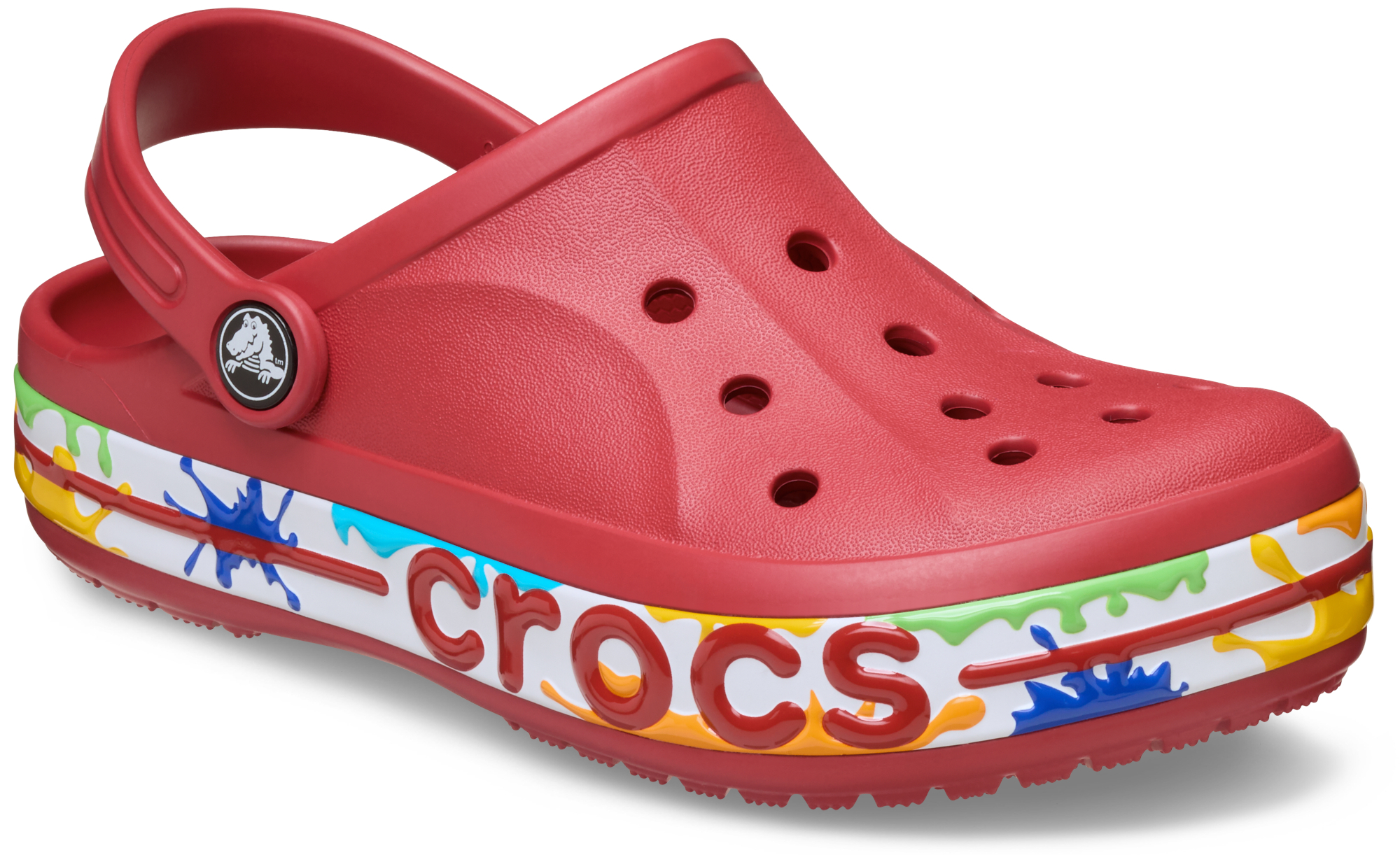 Кроксы детские Crocs Bayaband Clog 211682-6EN 30-31 красные фото2