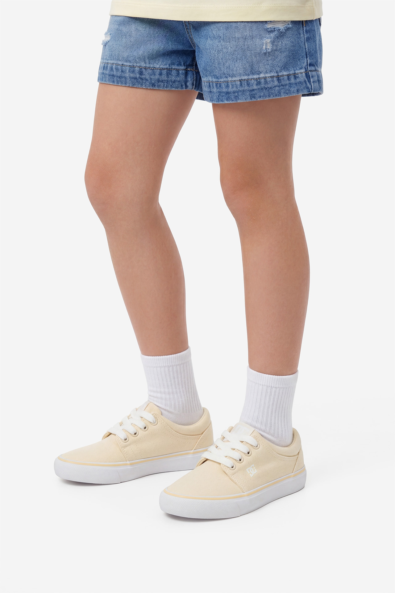 Кеды для девочек DC Shoes LEA-ZL-DC001 28 желтые фото9