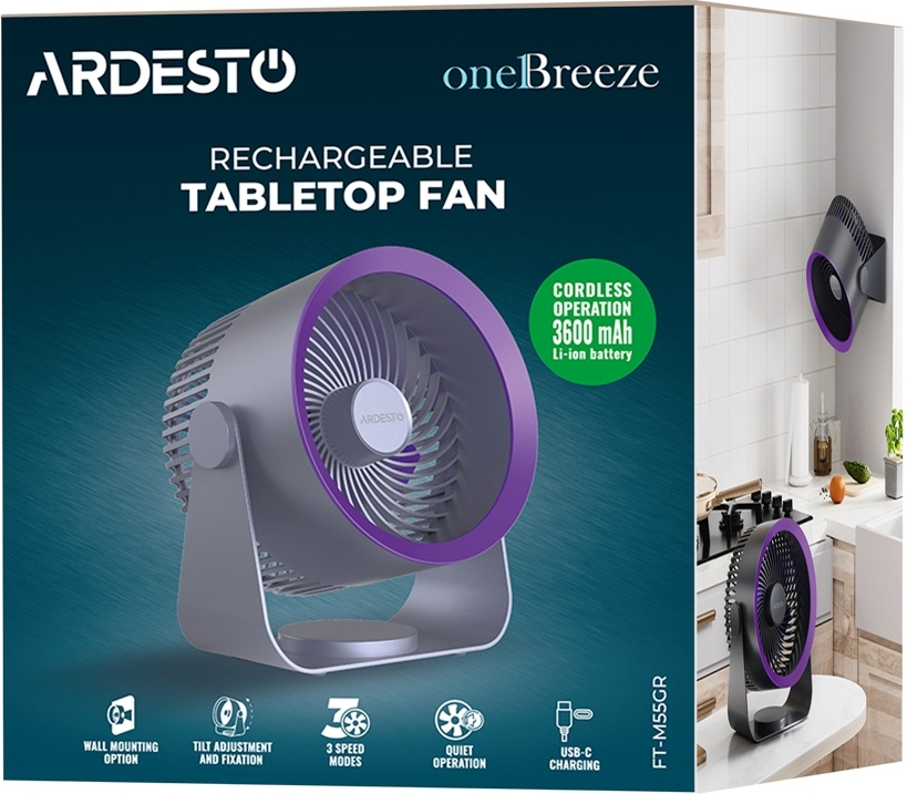 Вентилятор ARDESTO OneBreeze FT-M55GR фото