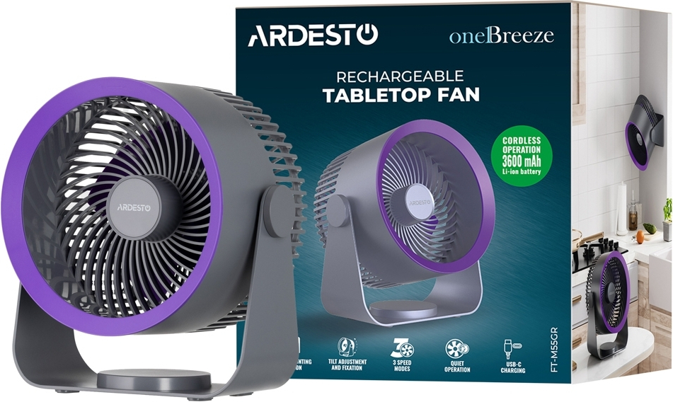 Вентилятор ARDESTO OneBreeze FT-M55GR фото