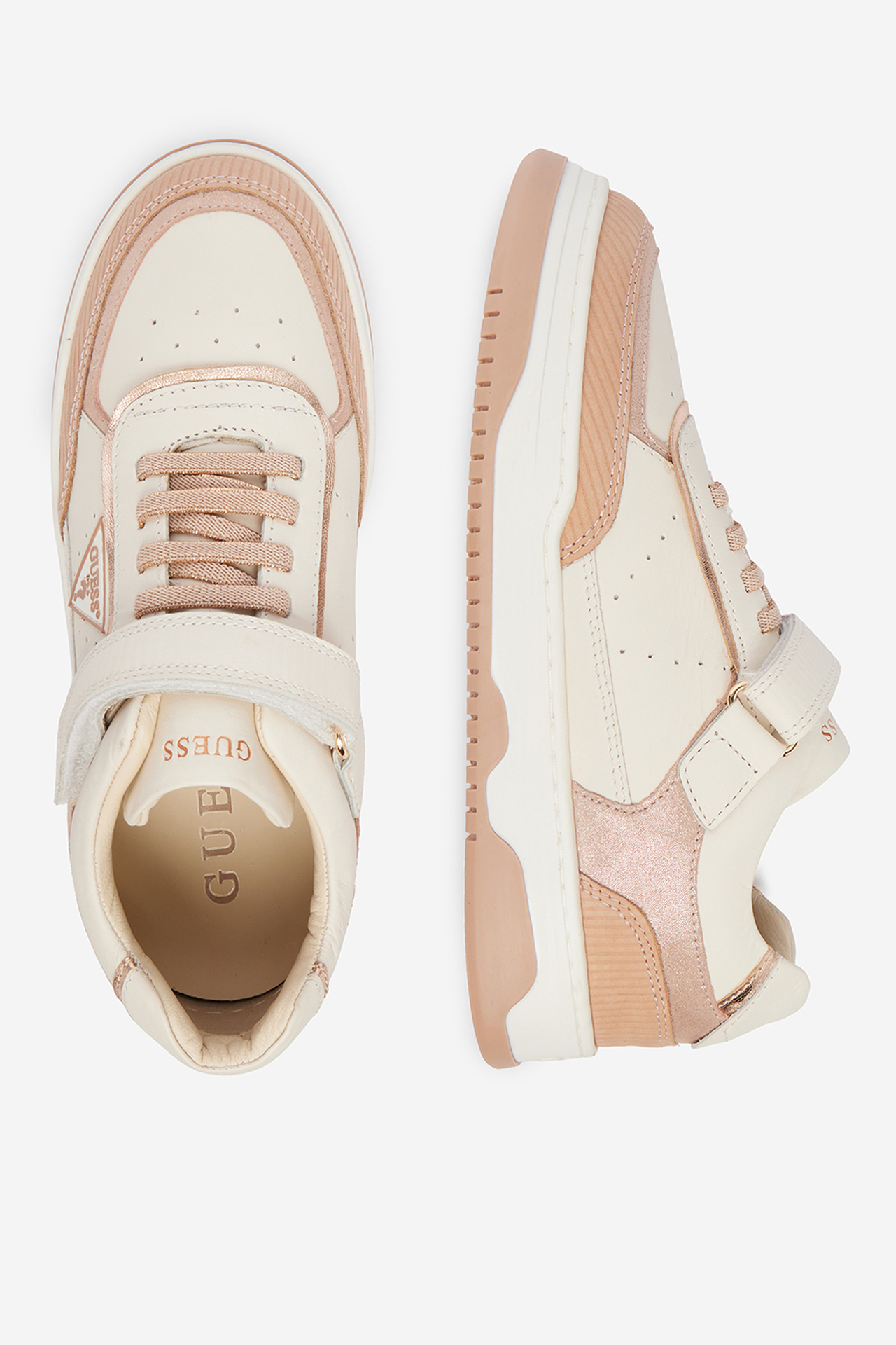 Кросівки для дівчаток Guess CI12-CAROL-05 32 кремові фото6